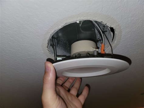 electrical ceiling boxes for old construction recedssed lights|installing recessed lights in ceiling.